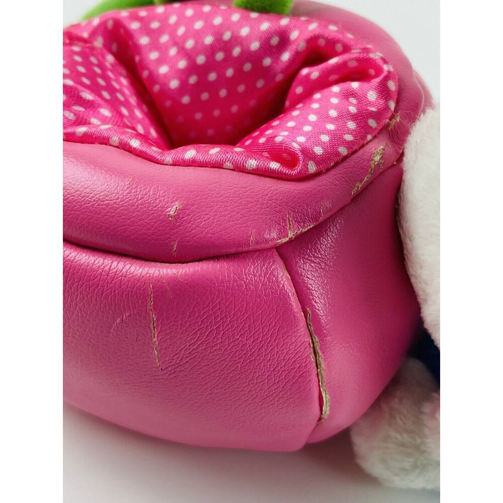 Halloween Hello Kitty 7" Holding Pink Pumpkin Plush Polka Dot Container Sitting - Picture 11 of 11